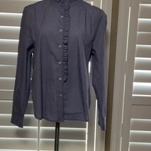 Court & rowe button down shirt floral blue pink